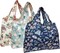 Wrapables Large Foldable Tote Nylon Reusable Grocery Bag, 3 Pack